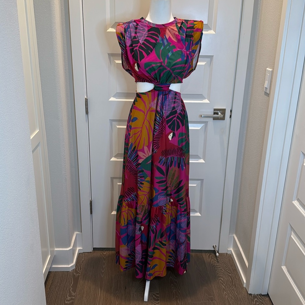 FARM Rio Multicolor Tropical Maxi Dress - Picture 3 of 8